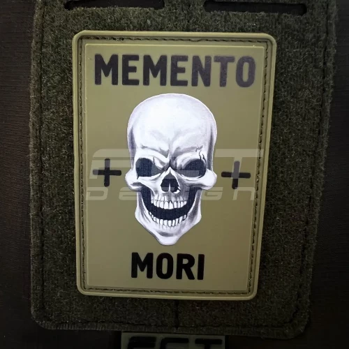 Шеврон/патч гумовий ПВХ Memento Mori