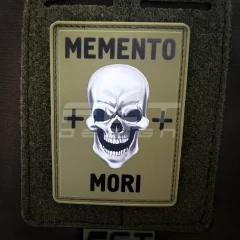 Шеврон/патч гумовий ПВХ Memento Mori
