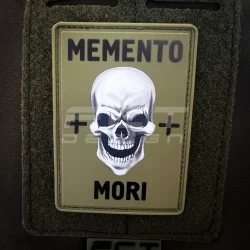 Шеврон/патч резиновый ПВХ Memento Mori