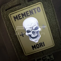 Шеврон/патч резиновый ПВХ Memento Mori