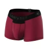 Мужские анатомические боксеры из хлопка с сеткой Anatomic Classic Light Black Series бордовый S