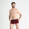 Мужские анатомические боксеры из хлопка с сеткой Anatomic Classic Light Black Series бордовый S