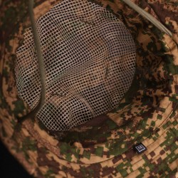 Панама тактическая Сетка с регулятором рип-стоп с Велкро пиксель Хищник G-0822
