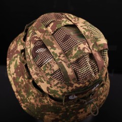 Панама тактична Сітка з регулятором ріп-стоп з Велкро піксель Хижак G-0822