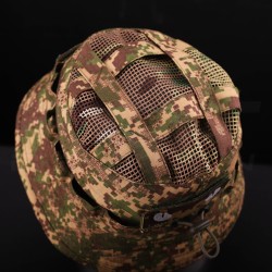 Панама тактическая Сетка с регулятором рип-стоп с Велкро пиксель Хищник G-0822