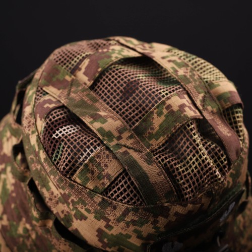 Панама тактична Сітка з регулятором ріп-стоп з Велкро піксель Хижак G-0822 56 56