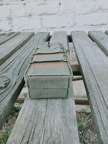 Подсумок тактический АК молли на 2 магазина пластик хаки