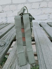 Підсумок тактичний АК моллі на 2 магазини пластик хакі