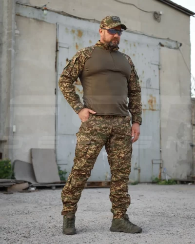 Убакс бойова сорочка CoolPass хакі Хижак піксель G-0822 44 44