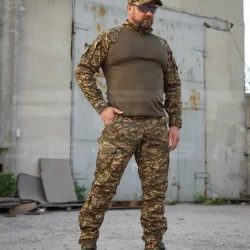 Убакс боевая рубашка CoolPass хаки Хищник пиксель G-0822
