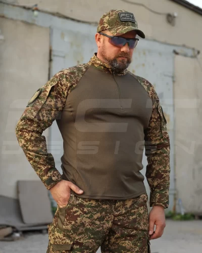 Убакс бойова сорочка CoolPass хакі Хижак піксель G-0822 44 44