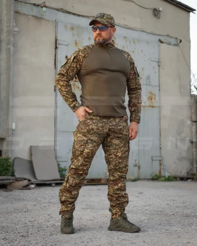 Убакс бойова сорочка CoolPass хакі Хижак піксель G-0822 44 44