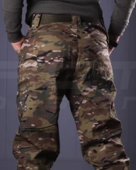 Штани зимові Хантер Софтшелл Мультикам зелений