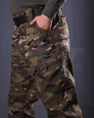 Штани зимові Хантер Софтшелл Мультикам зелений