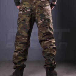 Брюки зимние Хантер Софтшелл Мультикам зеленый