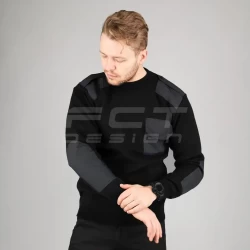 Свитер под горло форменный Черный