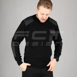 Свитер под горло форменный Черный