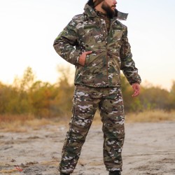 Костюм зимний Браво синтепон Софтшелл мультикам