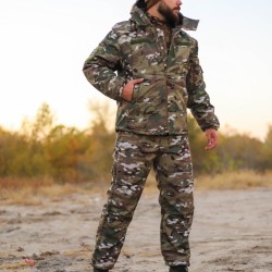 Костюм зимний Браво синтепон Софтшелл мультикам