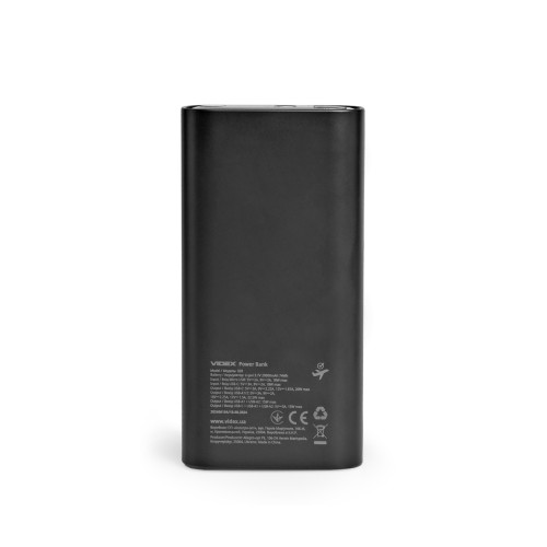 Повербанк 20000mAh VIDEX VPB-320 22.5W Чорний