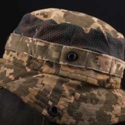 Панама тактическая Пиксель ВСУ с сеткой