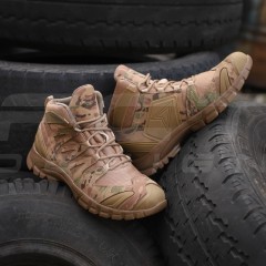 Черевики тактичні демісезонні FCT Headhunter мембрана GoreTex койот