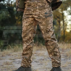Брюки зимние Софтшелл пиксель ВСУ утепленные термофлис  
