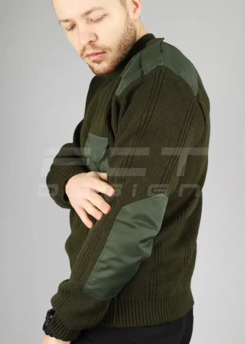 Светр під горло формений Олива 44 44