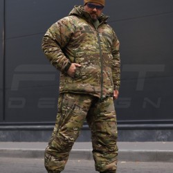 Зимний костюм 7 слой Водоотталкивающий Синтепон Мультикам