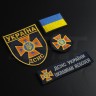 Комплект шевронів ДСНС №3 на липучці (4 шт)