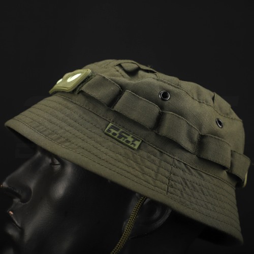 Панама тактична ріп-стоп з велкро хакі 56 56