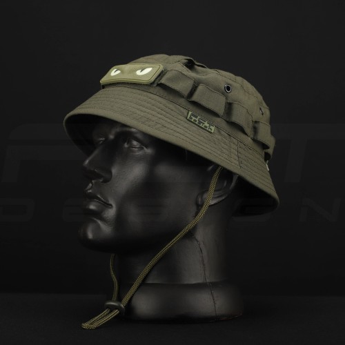 Панама тактична ріп-стоп з велкро хакі 56 56