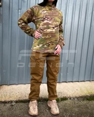 Штани зимові Софтшел койот утеплені термофліс