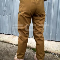 Штани зимові Софтшел койот утеплені термофліс