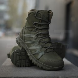 Ботинки зимние Урбан мембрана Gore-Tex из гидрофобного нубука Хаки