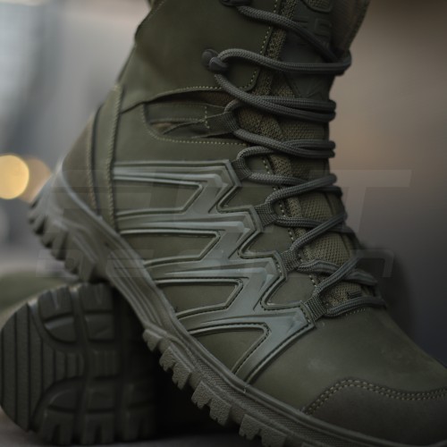 Черевики зимові Урбан мембрана Gore-Tex з гідрофобного нубуку Хакі  39 39