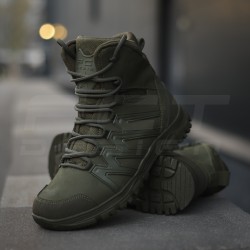 Ботинки зимние Урбан мембрана Gore-Tex из гидрофобного нубука Хаки