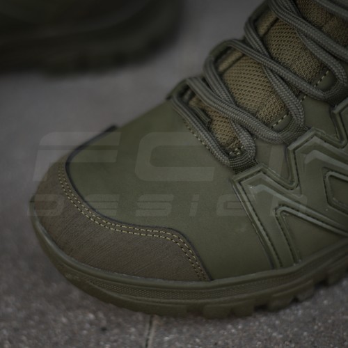 Черевики зимові Урбан мембрана Gore-Tex з гідрофобного нубуку Хакі  39 39