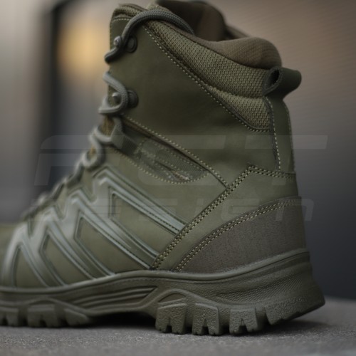 Черевики зимові Урбан мембрана Gore-Tex з гідрофобного нубуку Хакі  39 39