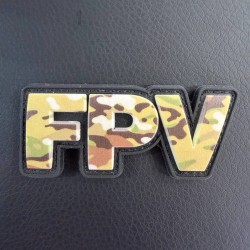 Шеврон/патч резиновый ПВХ " FPV" мультикам