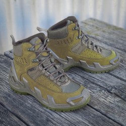 Ботинки тактические Ванеда 1192-1 V-Clutch Pro High On Duty мембране GoreTex нубук хаки