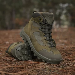 Черевики тактичні демісезонні FCT Штумер мембрана GoreTex Хакі
