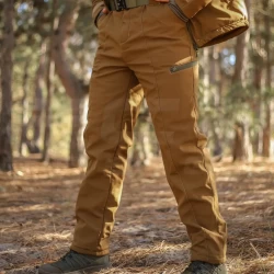 Брюки зимние Софтшелл койот утепленные термофлис 