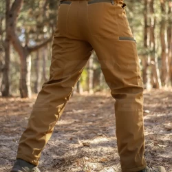 Брюки зимние Софтшелл койот утепленные термофлис 