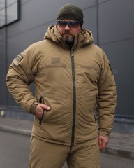 Зимовий костюм 7 шар Водовідштовхувальний G-Loft Койот