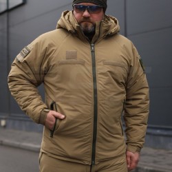 Зимний костюм 7 слой Водоотталкивающий G-Loft Койот