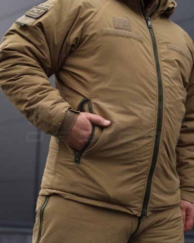 Зимний костюм 7 слой Водоотталкивающий G-Loft Койот 40-42/3