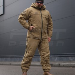 Зимний костюм 7 слой Водоотталкивающий G-Loft Койот