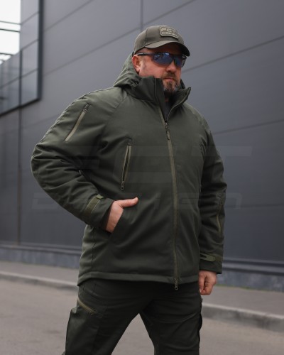 Куртка тактическая зимняя Хантер Канвас Хаки 40-42/3