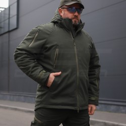 Куртка тактическая зимняя Хантер Канвас Хаки